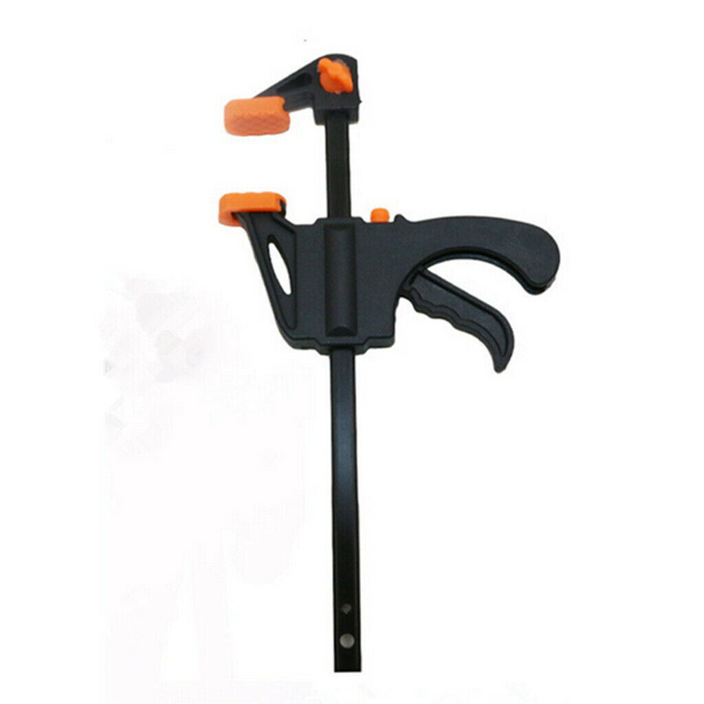 4 x Durable Black Heavy Duty Adjustable Wood Bar Clamp F Woodworking Clip