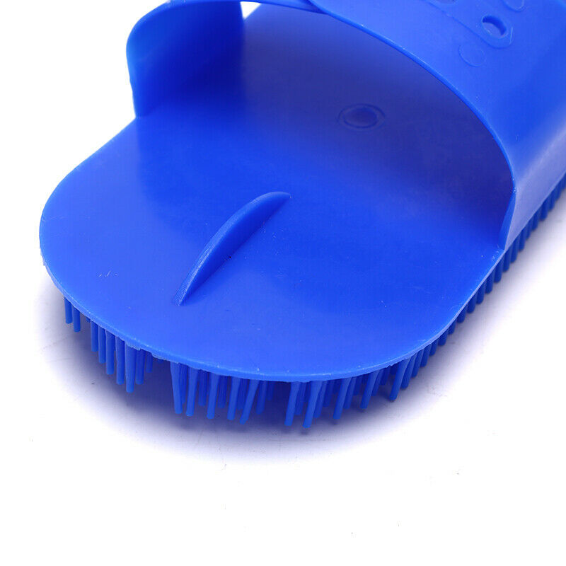 Plastic Curry Comb Adjustable Strap Horse Pony Care Grooming Scraper Brus.l8
