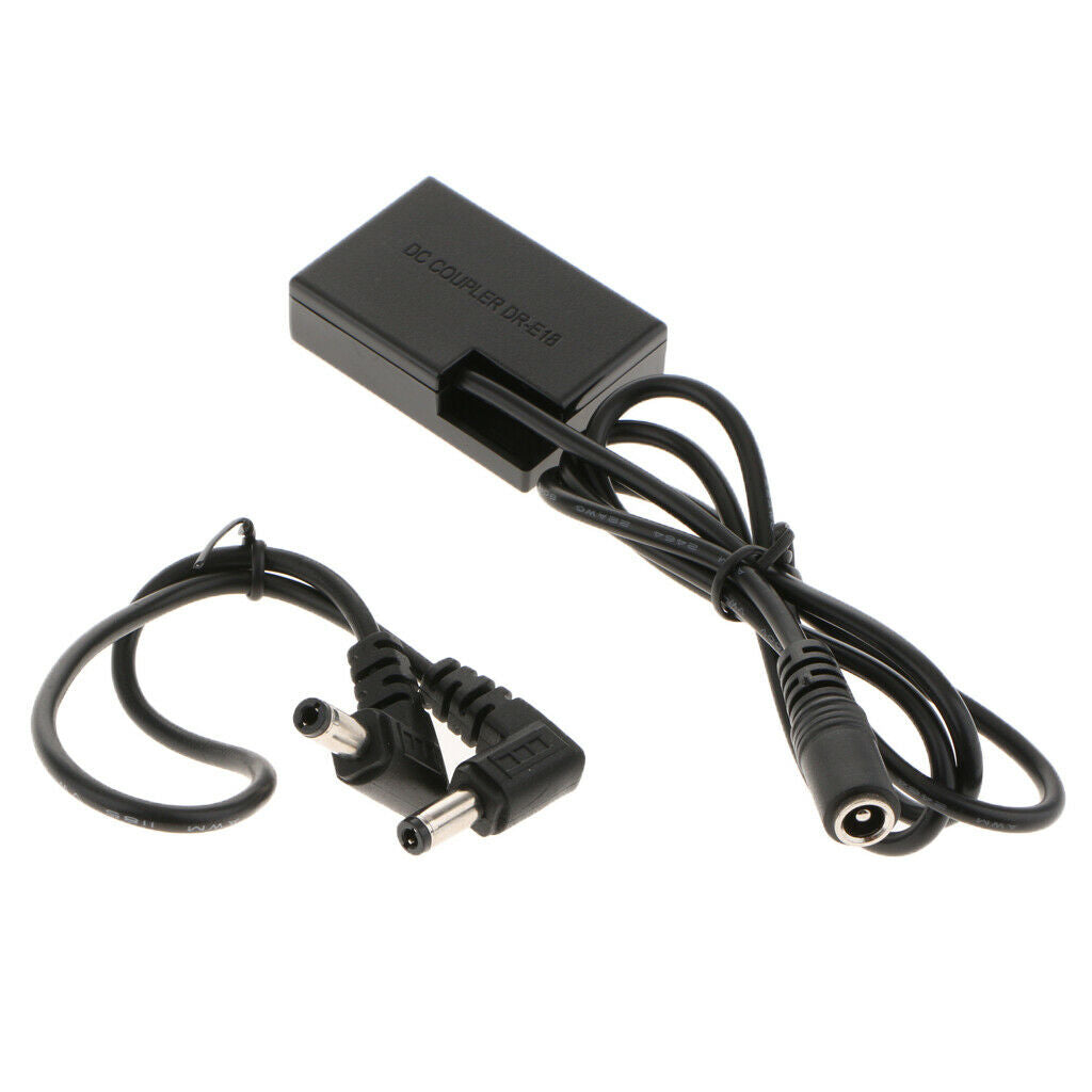 DC Coupler DR-E18 for Canon T6i T6s T7i SL2 750D 760D 800D 77D & F970 Plate