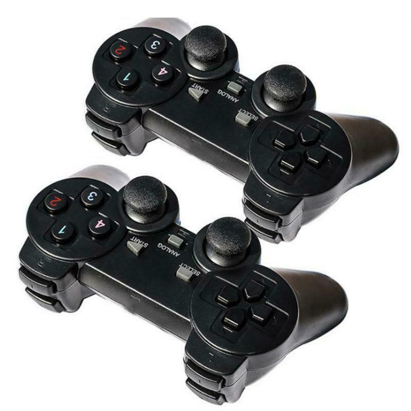 USB Wireless Double Handle Game Controller Joystick Vibration Gamepad for PC