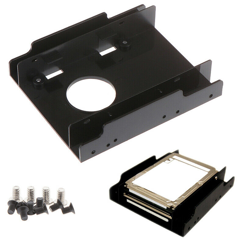 1Pc 2.5" SSD HDD dock to 3.5" Hard Drive Bay Mounting Kit Adapter For PC .l8