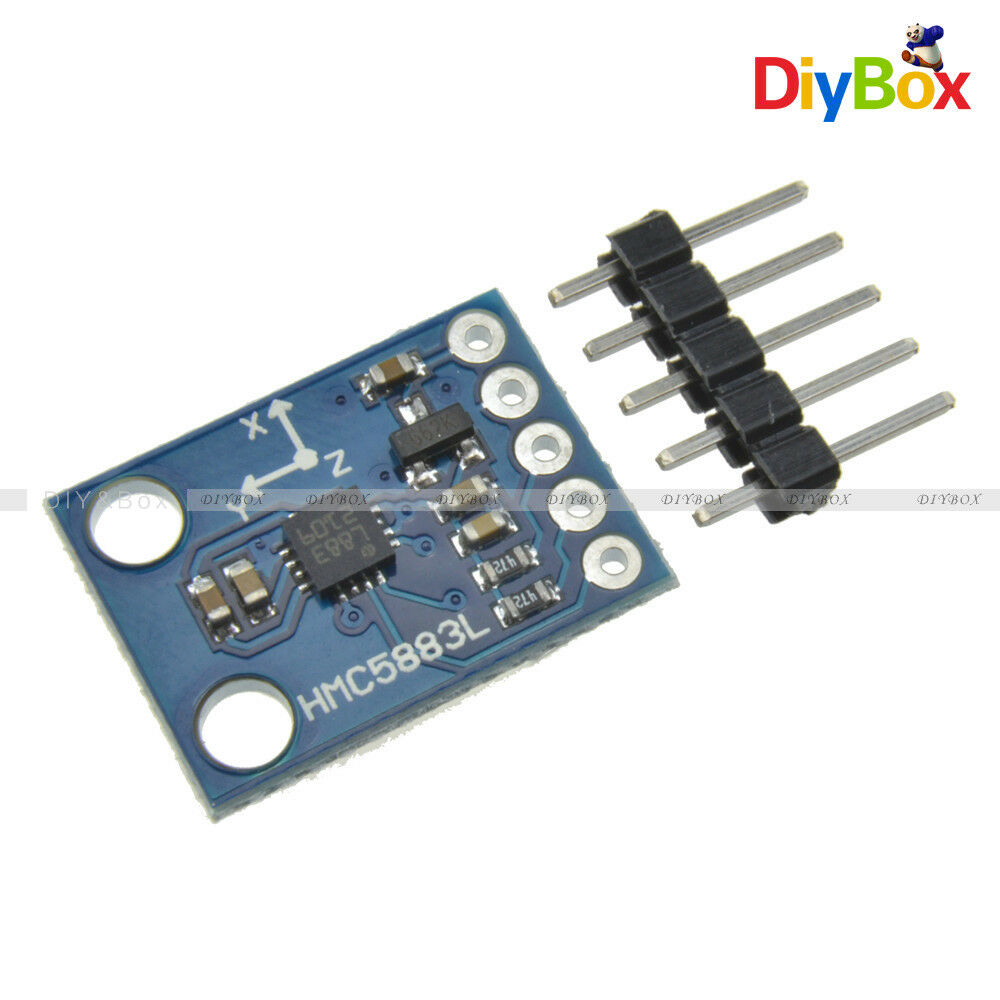 5PCS 3V-5V HMC5883L Triple Axis Compass Magnetometer Sensor Module for Arduino