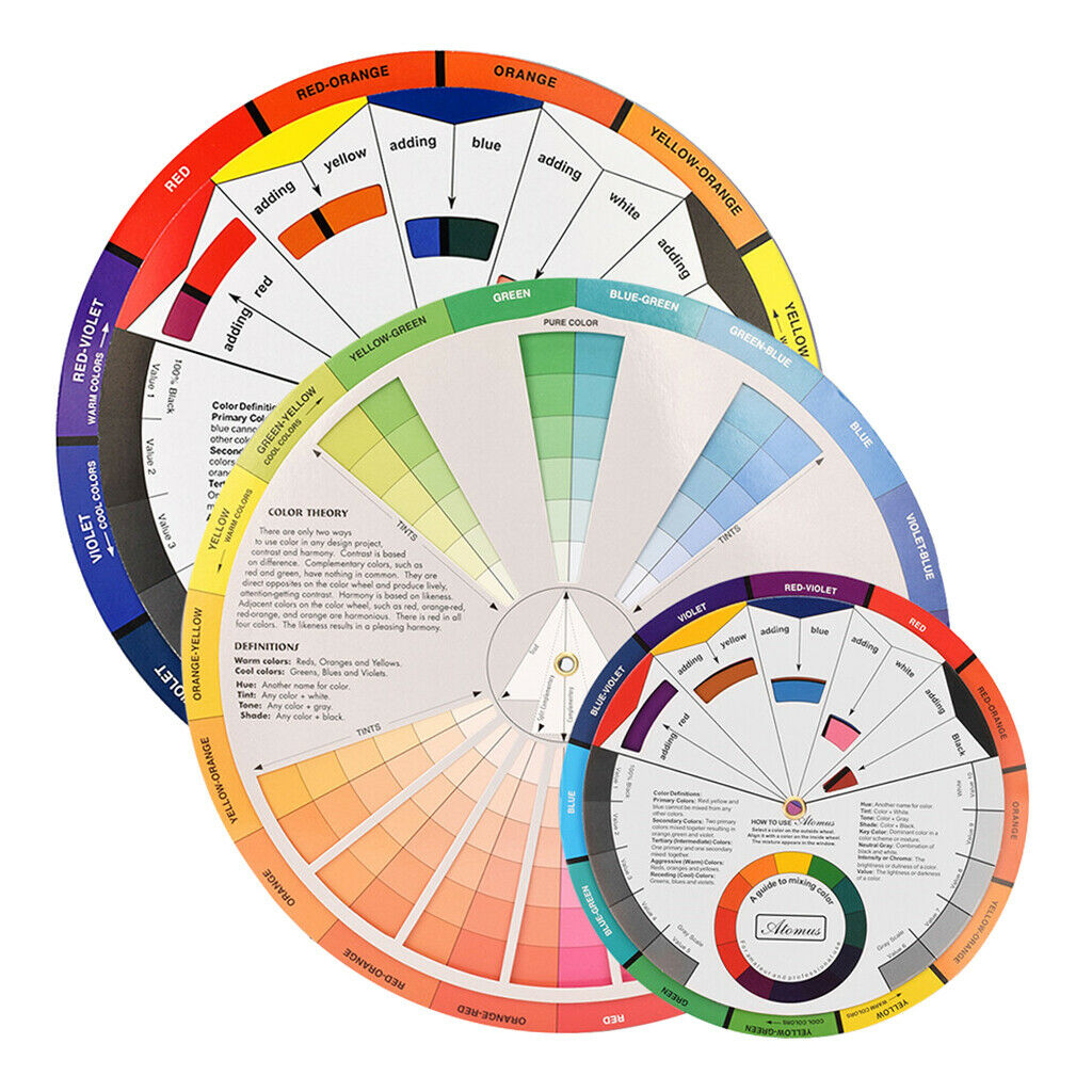 Makeup Color Mixing Guide for Microblading Nail Art Painting Crafts B