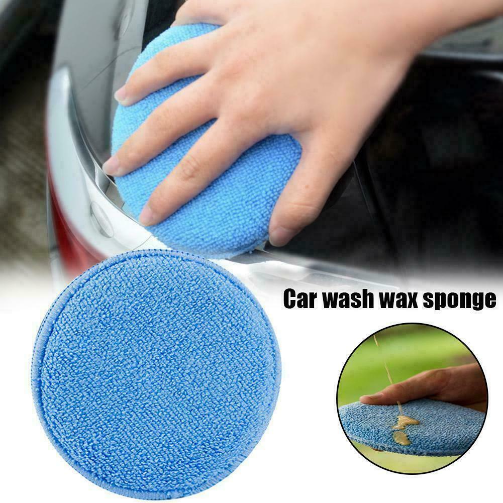 10 x 5" Microfiber Foam Sponge Polish Wax Applicator Car Detailing Cleaning Pad