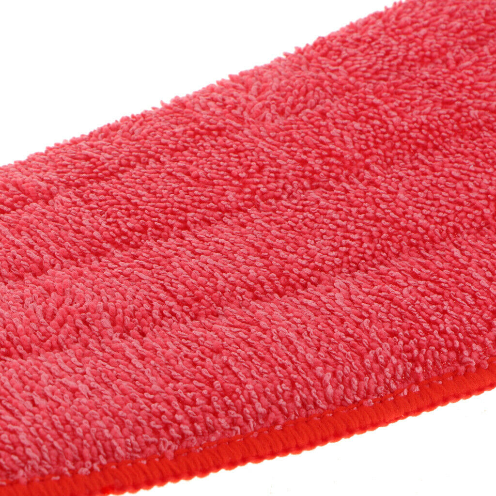 Reusable Household Flat Spray Mop Pad Floor Cleaning Mop Head Cloth Red