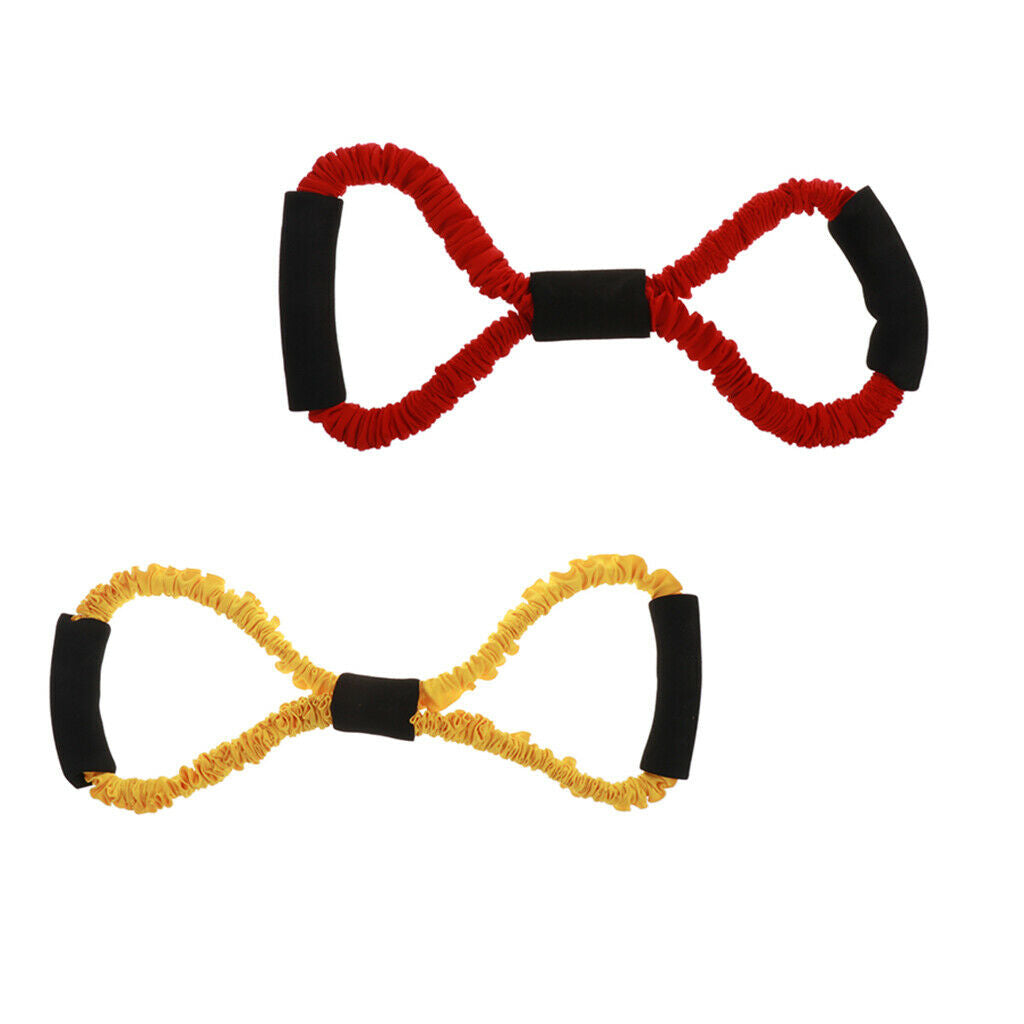 Resistance Band Pull Exerciser Rope Arm Chest Strength Training Red 40LB