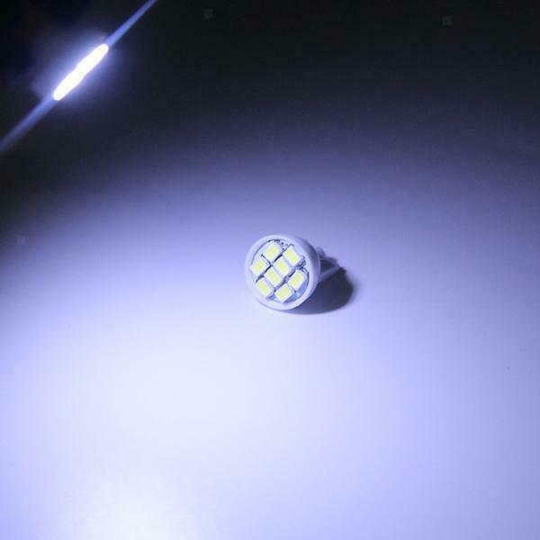 20x T10 Wedge 8SMD LED Gauge Dashboard Instrument Panel Internal White Bulb
