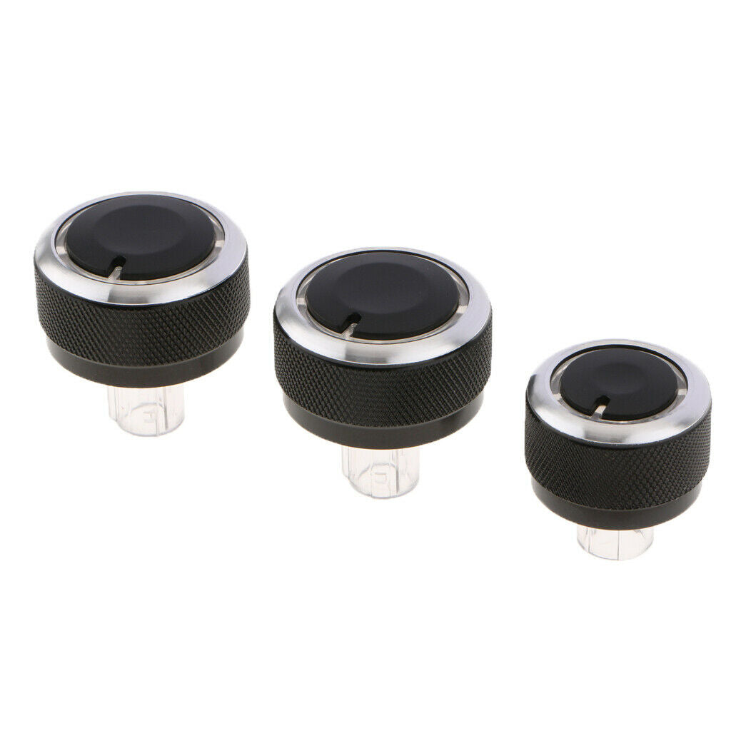 Heater A/C Defrost Control Replacement Knob Set (3 pieces) for VW