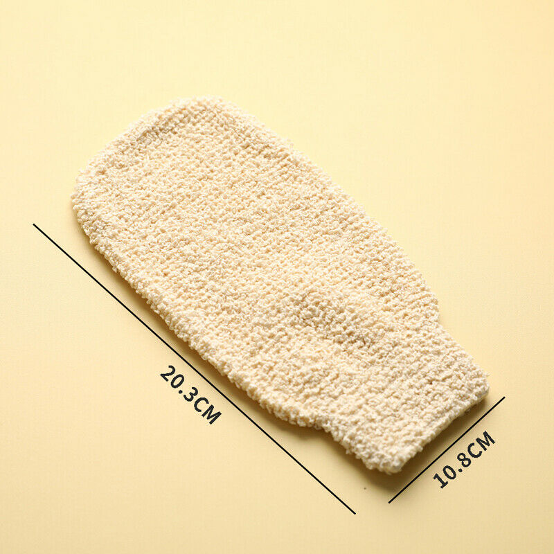 2 Pcs Peeling Exfoliating Gloves Body Brush Peeling Mitt Body Scrub Glo JD