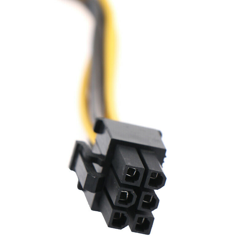 6Pin to 6Pin Male to Male PSU Motherboard Power Supply Extension Adapter .l8