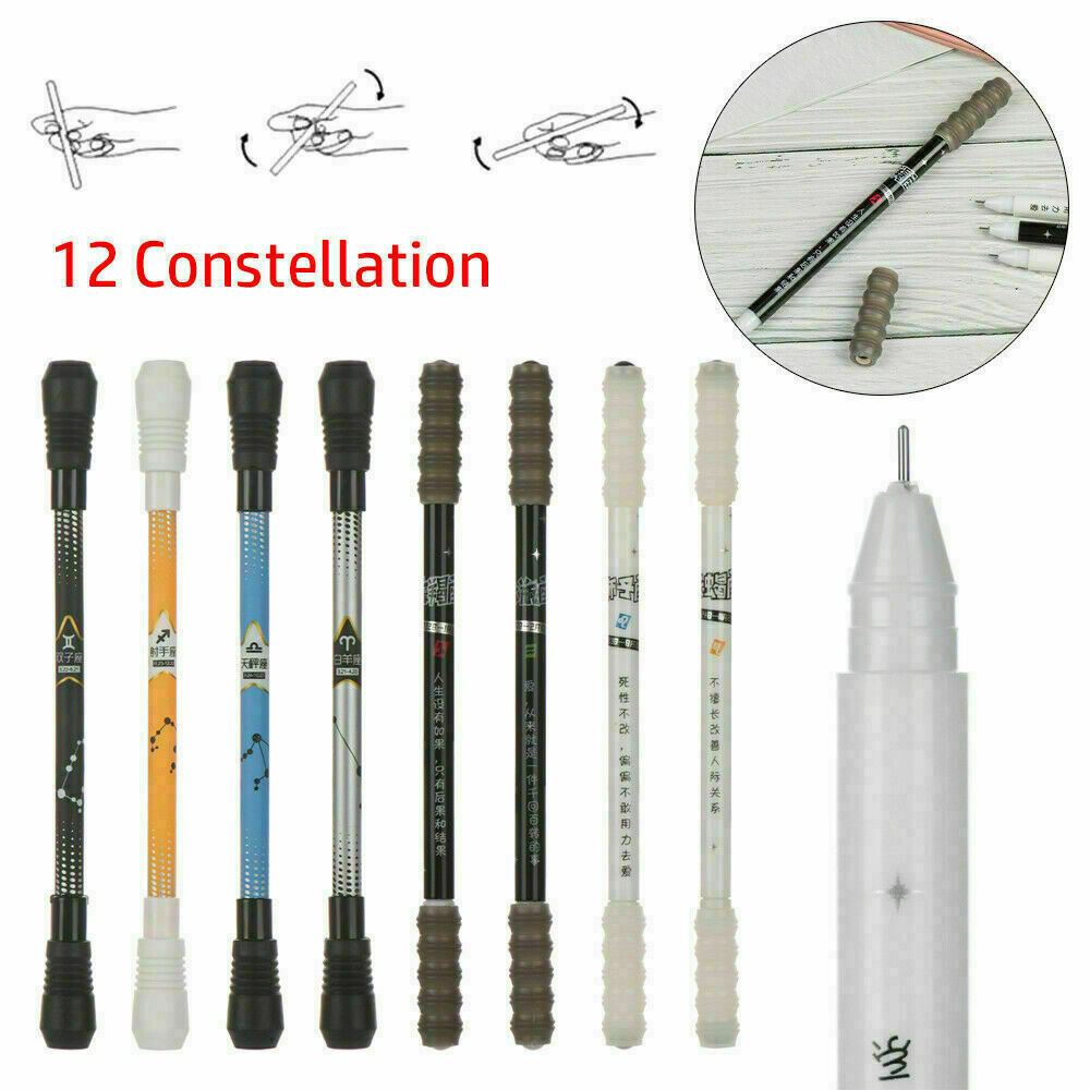 Constellation Stationery Rolling Rotating Ballpoint Pen Non-Slip Spinning Pen