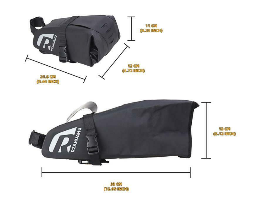Bicycle Large-capacity Saddle Bag Waterproof Road Bike MTB Rear Seat Tail Pack
