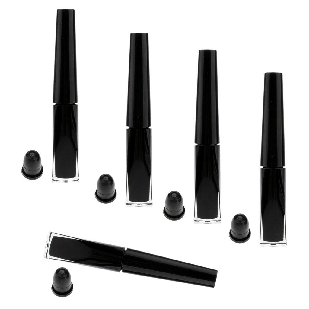 5 Pieces 3ml Empty Eyelashes Oil Tube Eyeliner Vials Glue Bottles for Makeup