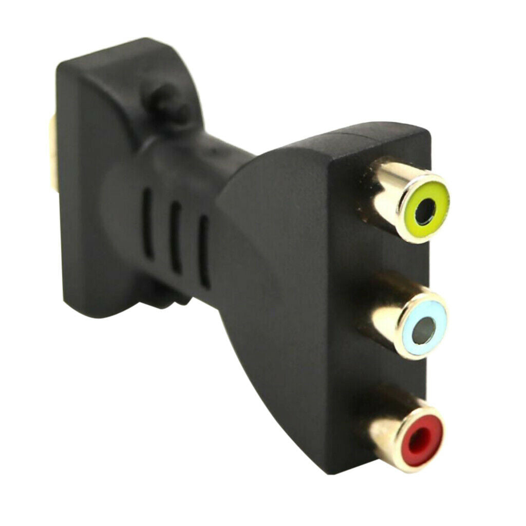 To RCA Converter Adapter, Connector to 3RCA Video Audio AV