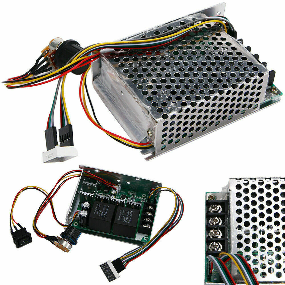 10-55V 5000W 60A Reversible DC Motor Speed Controller PWM Control Soft Start