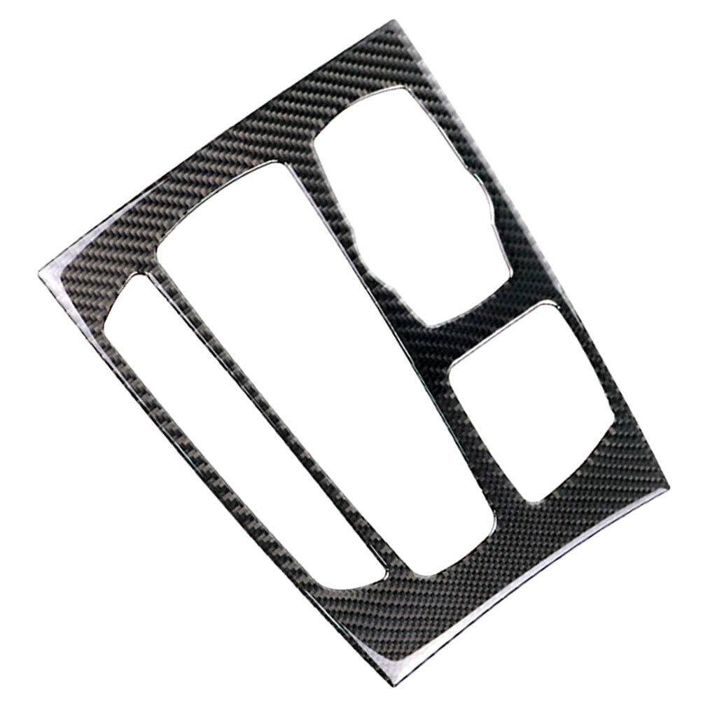 Carbon Fiber Refit Interior Gearshift Panel Trim For BMW X5 X6 F15 F16 14-17