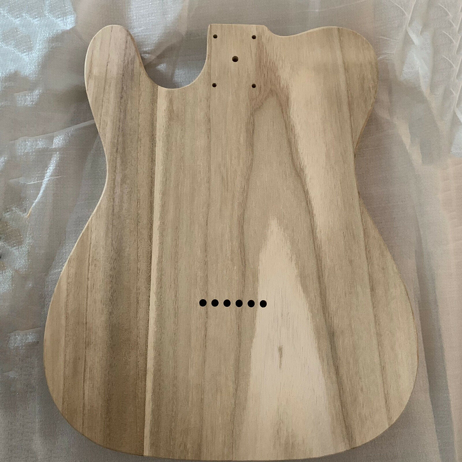 1PC Electric Guitar Body T-Style Maple Wood Unfinished High Quality Polished