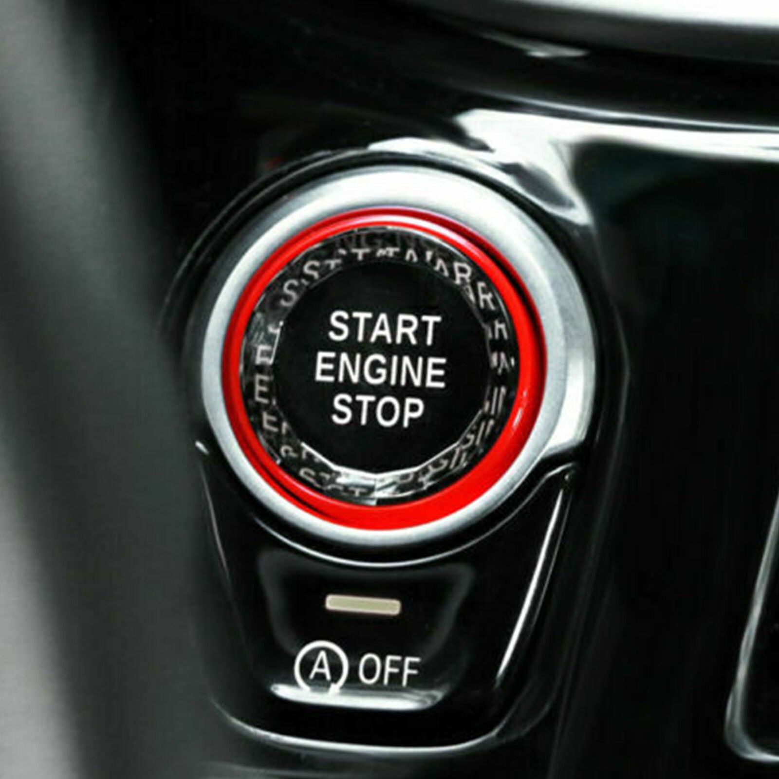 Red Crystal Engine Start Stop Button Cover for BMW 1 2 3 4 5 7 Series X1 X3 X5