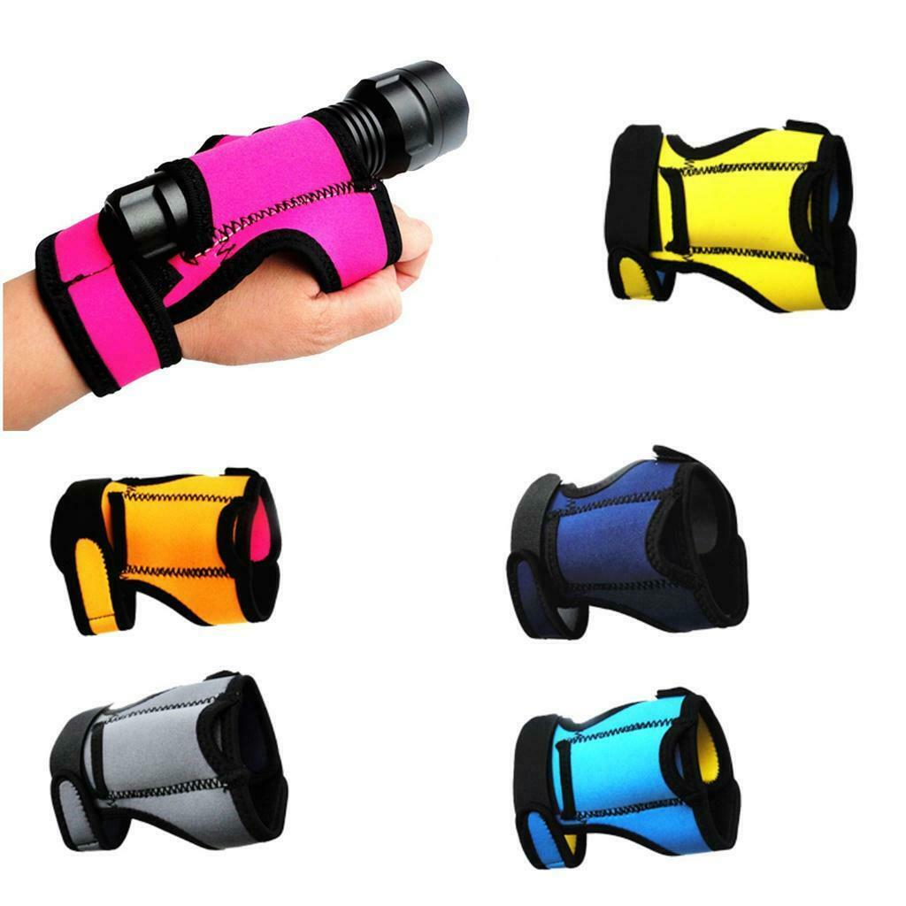2x Flashlights Holder Strap Wrist Underwater Scuba Diving for Scuba Diving