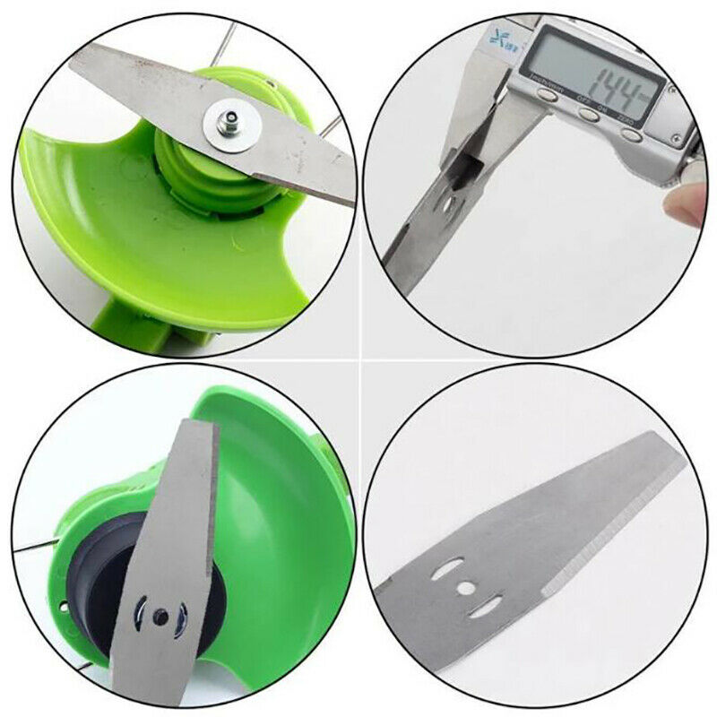 1Pc 15cm Metal Grass String Trimmer Blades Lawn Mower Replacement Trimmer ToBDA