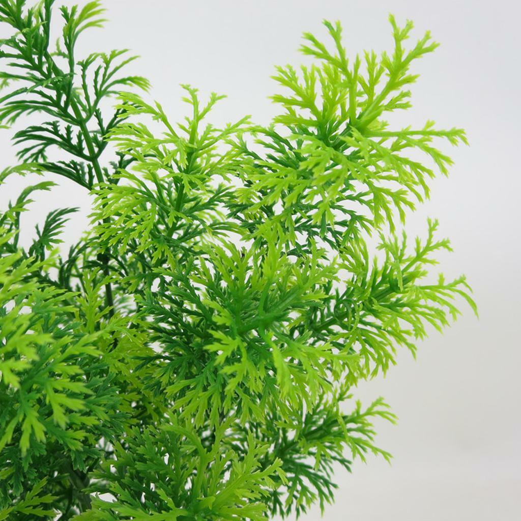 6x Artificial 30cm Plastic Cedar Tree Indoor Decorative Outdoor Realistic