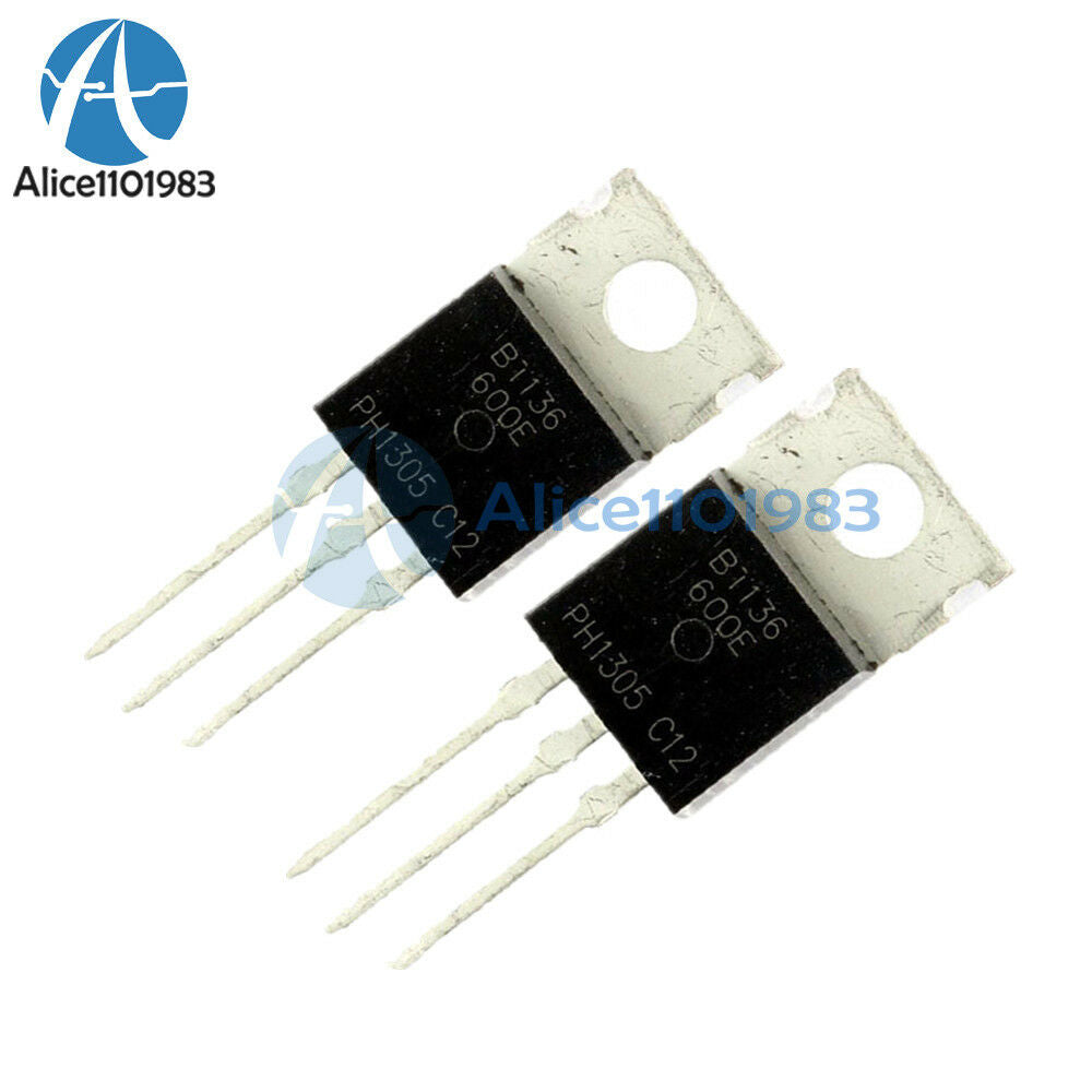 20PCS BT136 BT136-600E BT136-600 4A Triac 600V TO-220