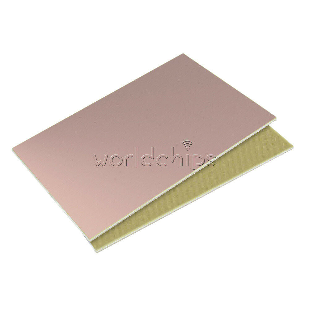 2Pcs 10cmx15cm 10*15cm Single PCB Copper Clad Laminate Board FR4