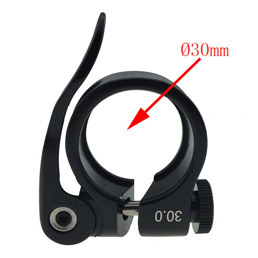 2Pcs 30mm Bike Seat Post Clamp Collar for 25.4/27.2mm Bicycle Seat Post Tube