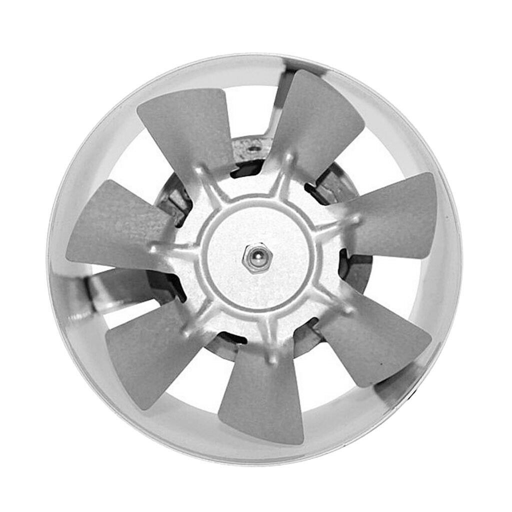 Quiet 4 inch Inline Duct Booster Fan Air Intake Blower Ventilation Exhaust Vent,