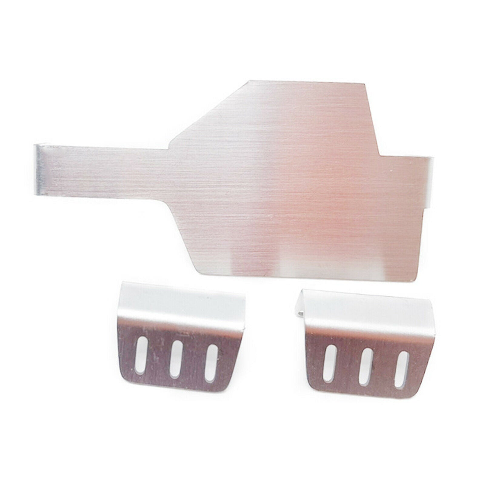 Stainless Steel Chassis Armor Guard Plate for 1/12 FMS ROCHOBBY 1941 Willys