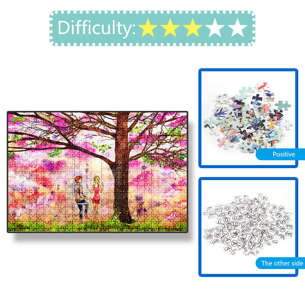 Swing Lovers Paper Puzzles 1000pcs Adults Kids Jigsaw Picture Assemble Toys @