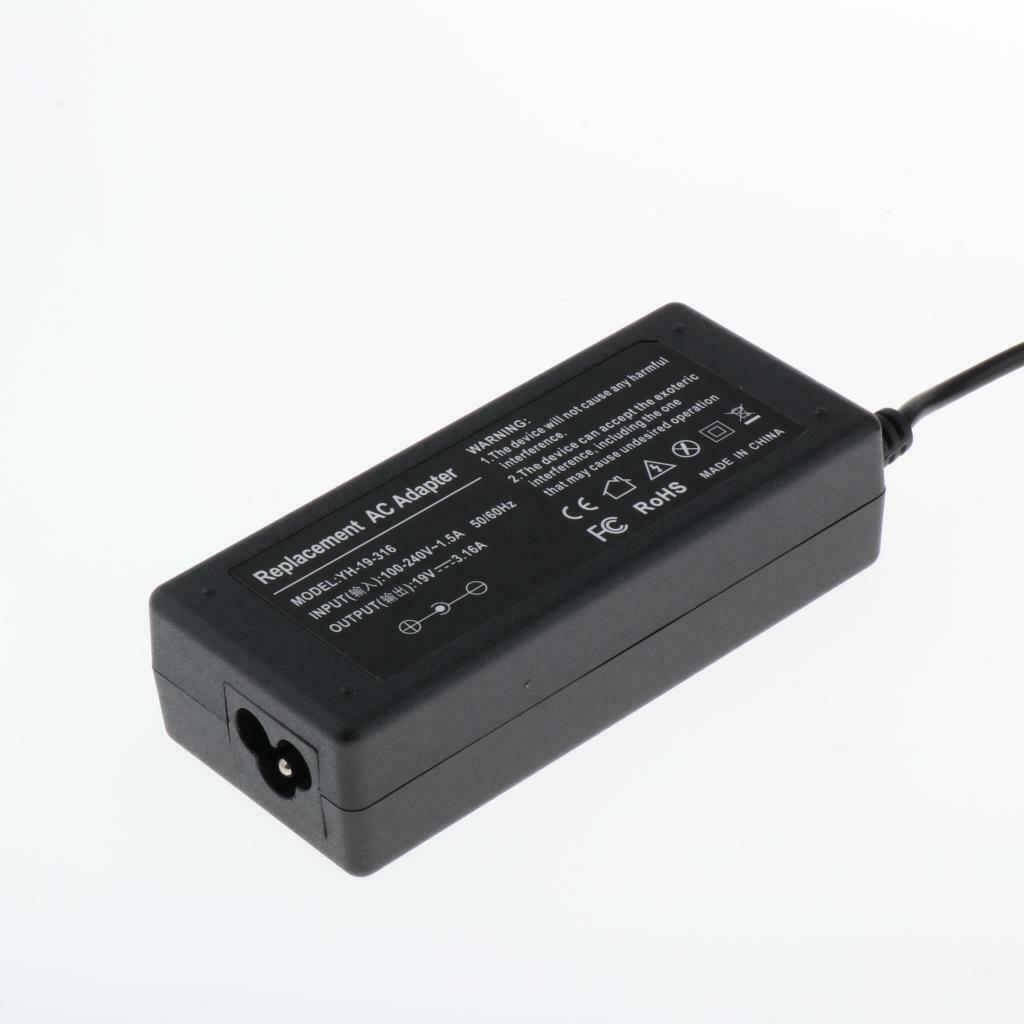 60w Laptop Charger 3.16A 19V with 5.5mm x 3.0mm Barrel Pigtail for