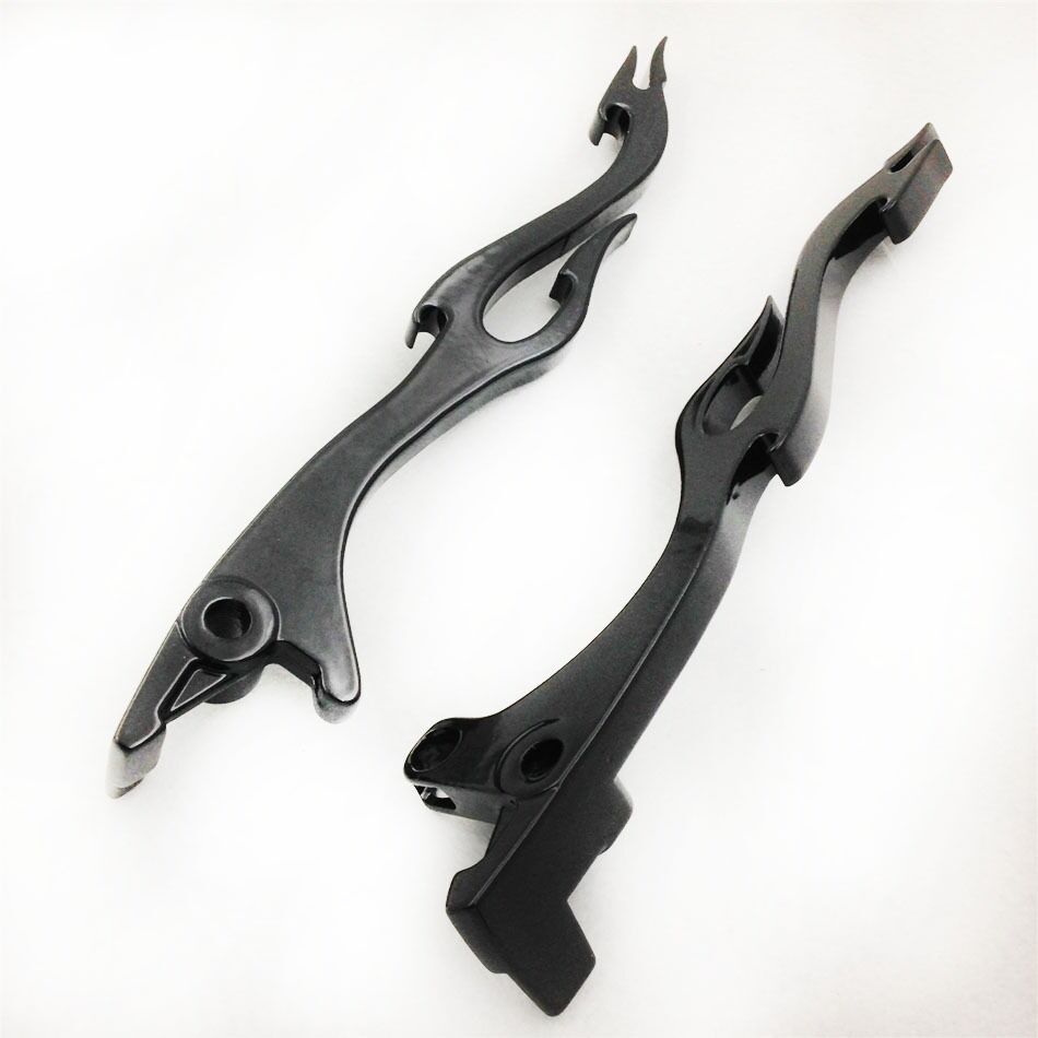 X.Black Brake Clutch Flame Hand Levers for Kawasaki Vulcan 1500 1600 2003-2008