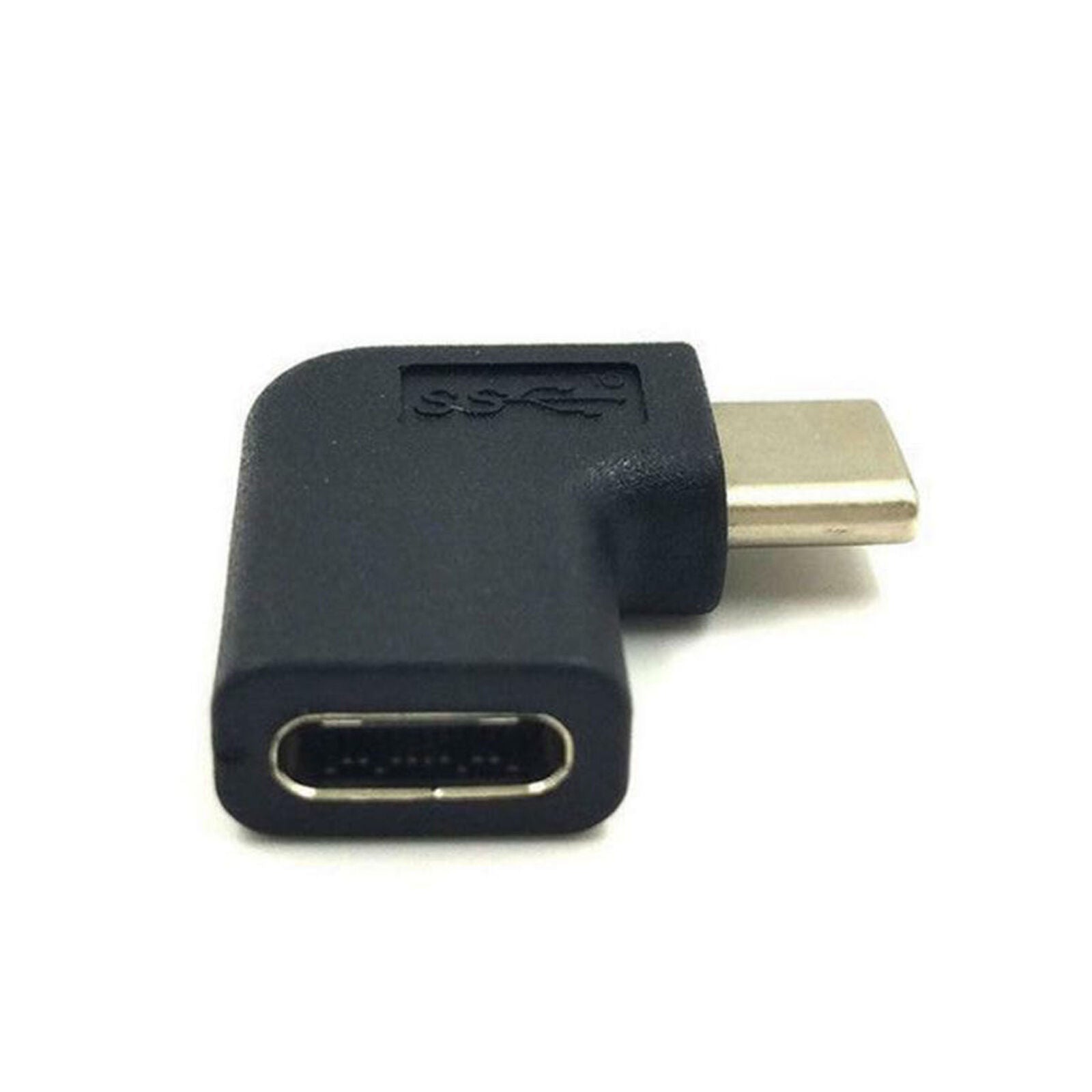 90 Degree USB C Type C Male to Female Adapter Right Angled Adapter