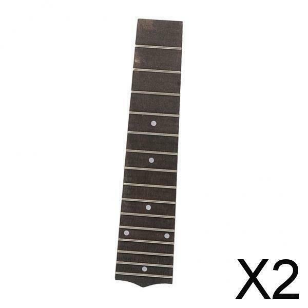 2X Rosewood 15 frets ukulele fingerboard fretboard Mini 21 inch Ukulele Parts