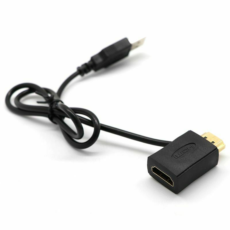 mi Male To Female Connector + USB 2.0 Charger Cable Spliter Adapter Extender MD4