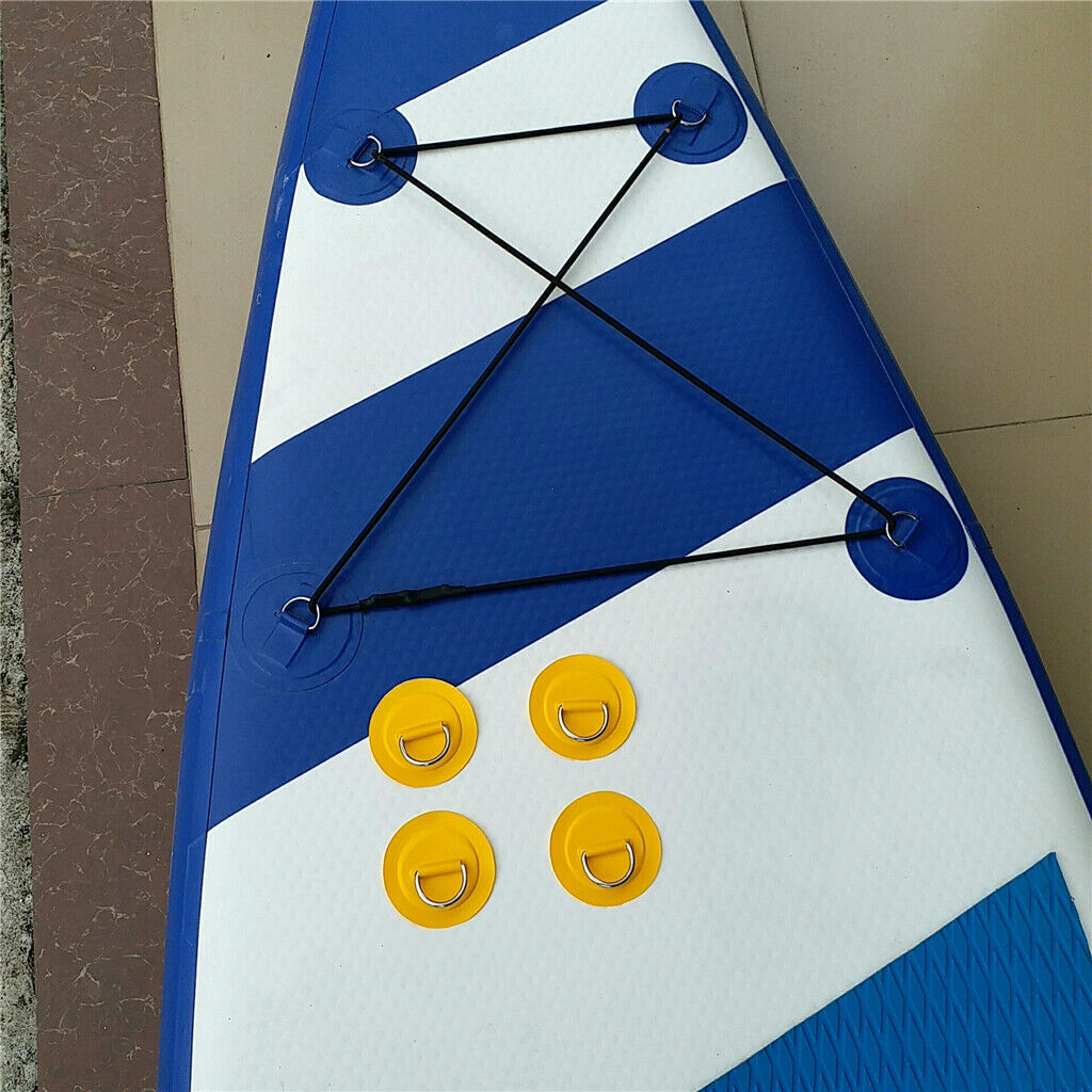 4Pcs Stainless Steel D- Pad/Patch for PVC Inflatable Boat   Surfboard