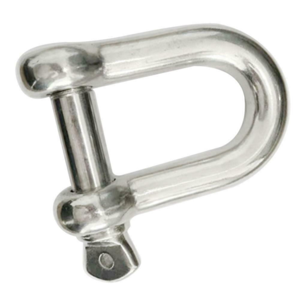 Lifting Towing Bow D Shackle D-Ring Rustproof For Mairne RV Heavy Duty 16MM
