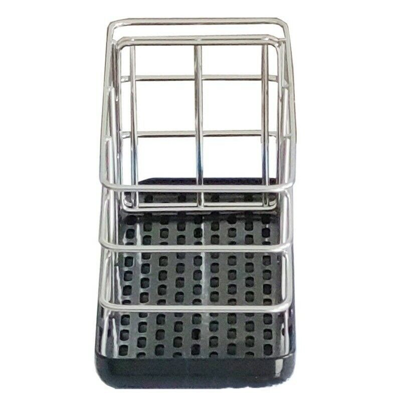 Kitchen Sink Caddy Organizer Stainless Steel Sponge Soap Brush Holder with DL9X7