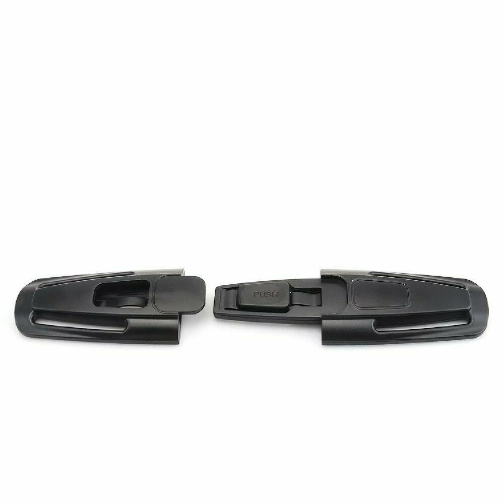 Black Baby Car Safety Strap Lock Buckle Latch Harness Chest Child Seat Belt Clip