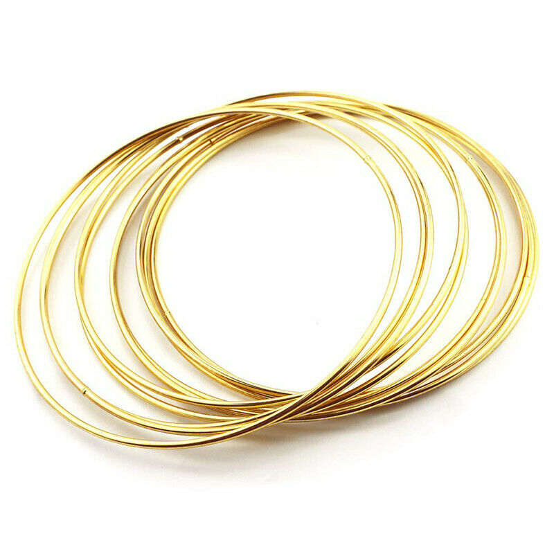 10 Pcs 6 inch Dream Catcher Metal Rings Macrame Rings Hoops for DIY Crafts HN US