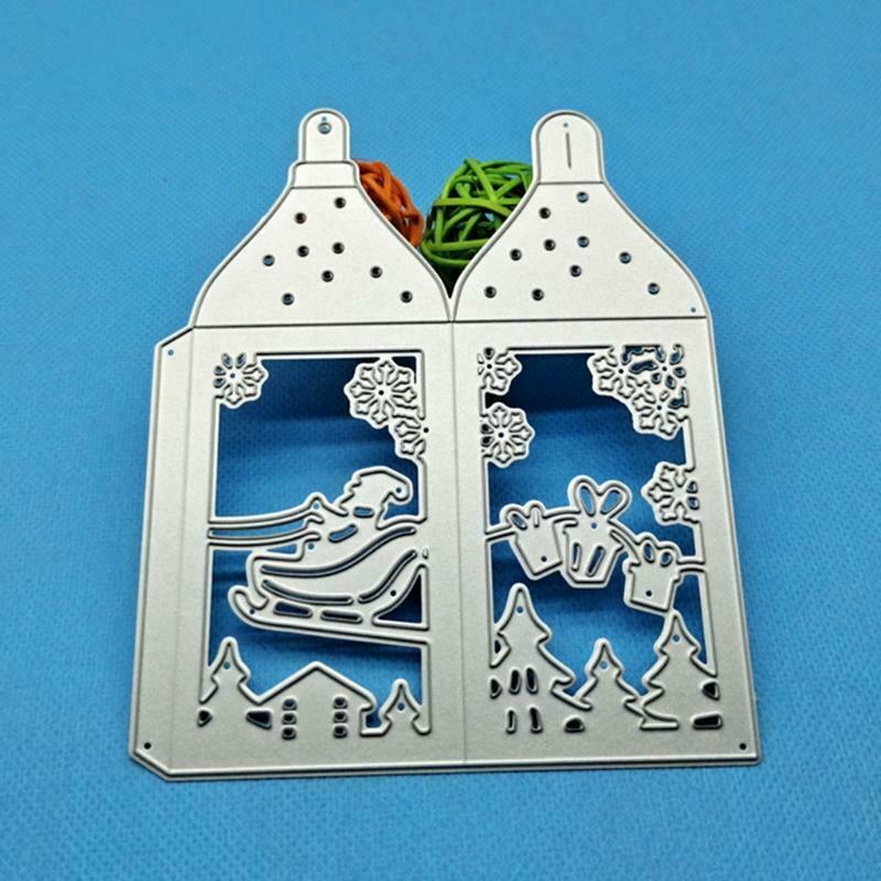 Christmas Deer Box Metal Cutting Dies Stencil DIY Scrapbooking Album Paper Card