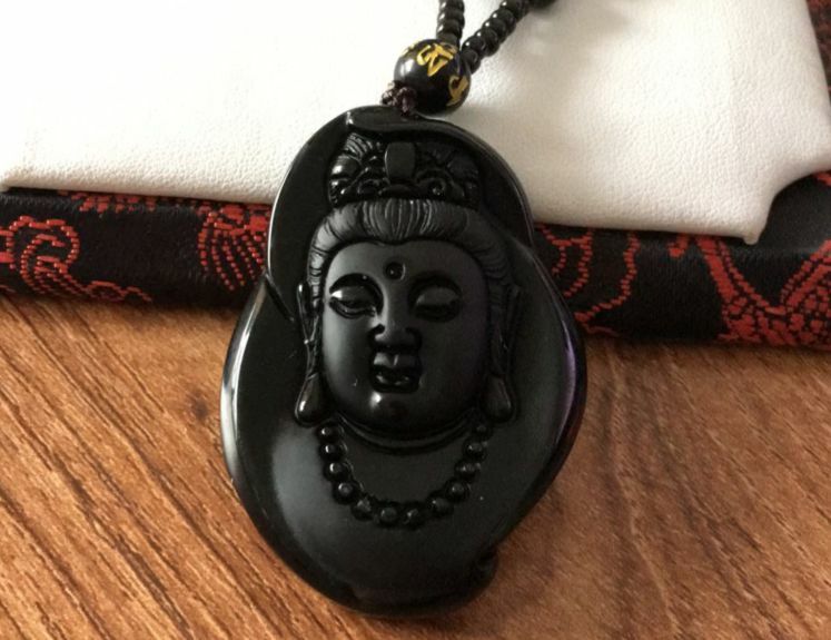100% natural sculpture Avalokitesvara pendant free testing certificate necklace