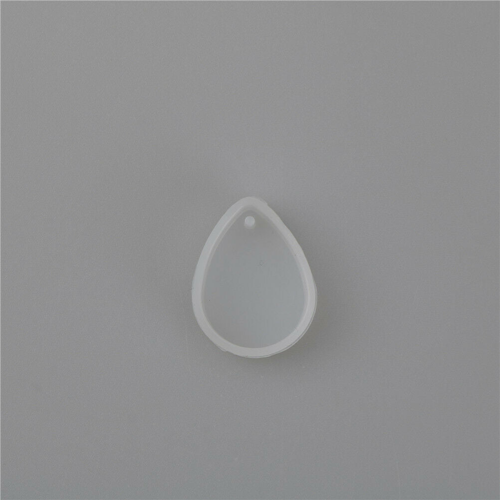 5X Shape Silicone Gem Charm Pendant Mold Jewelry Making Tool with Hanging.l8