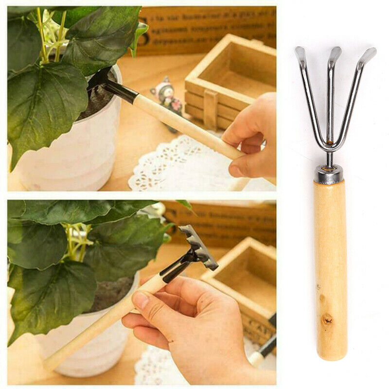 3pcs Mini Gardening Tools Succulent Shovel Spade Rake Potted Plant GadgetsA KX