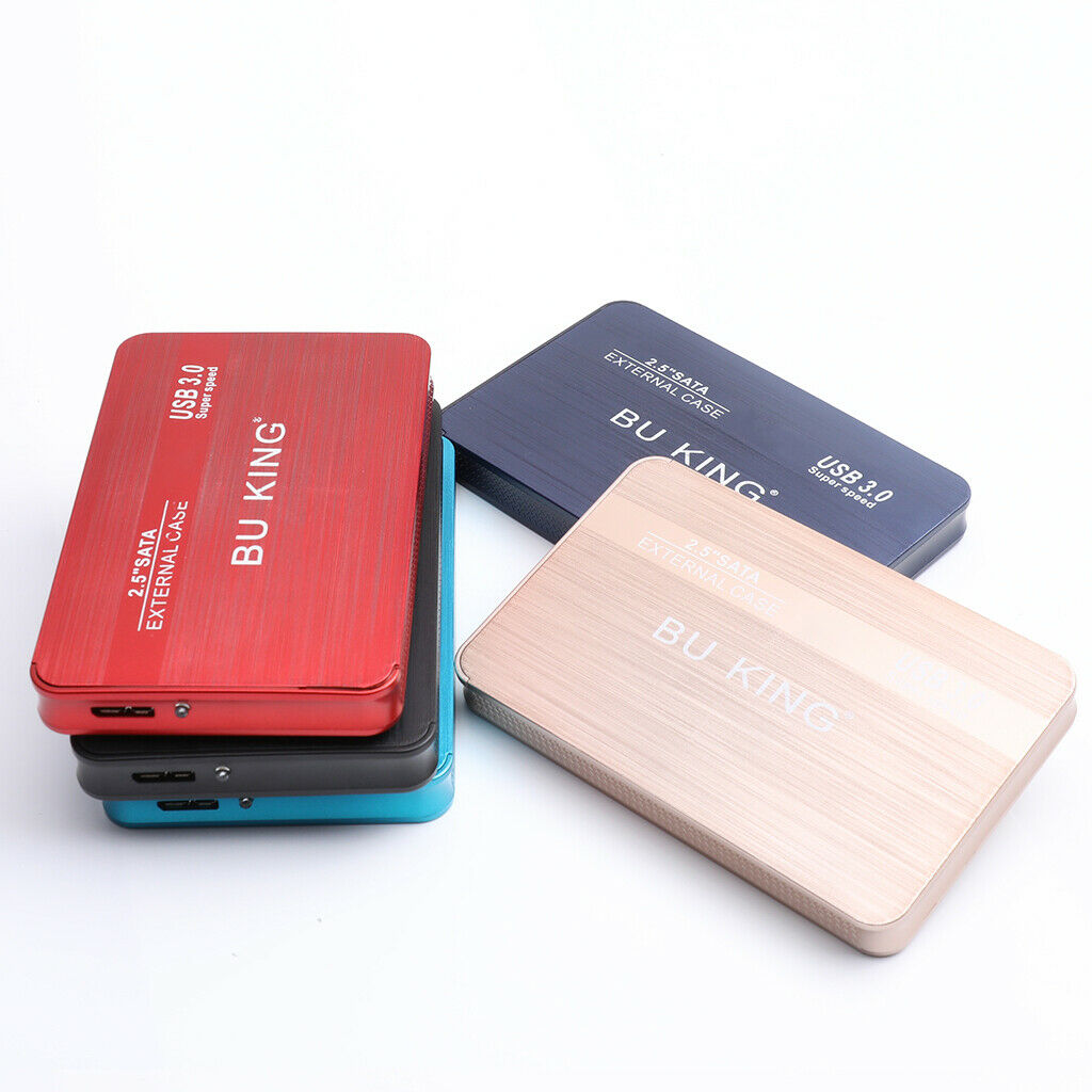 2.5'' USB 3.0 SATA Laptop 250GB External SSD HDD Hard Drive Enclosure Golden
