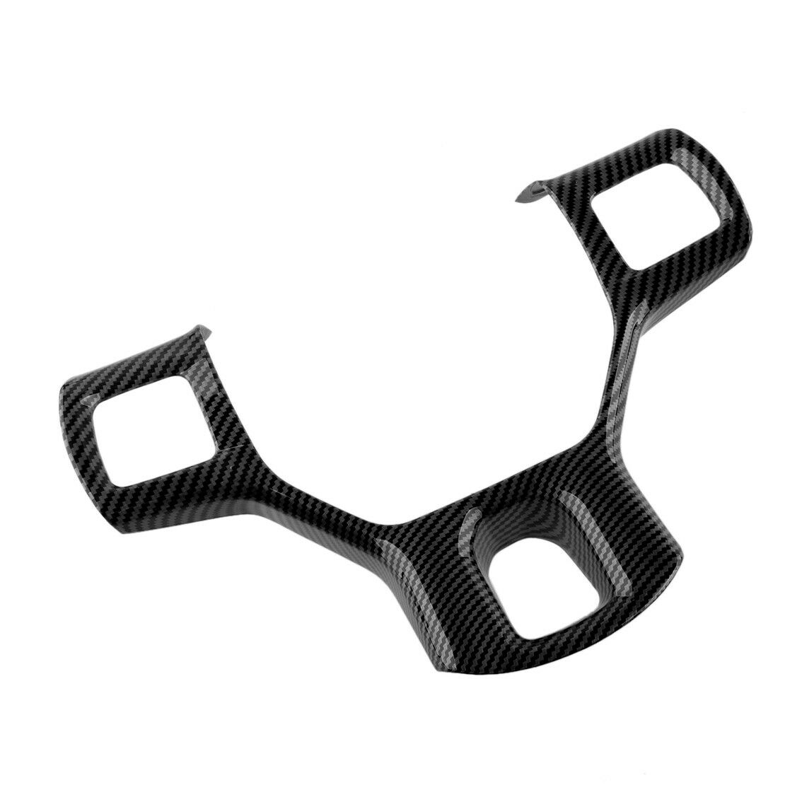1x Carbon Fiber Style Steering Wheel Decor Bezel Cover fit for Dodge RAM 10-17