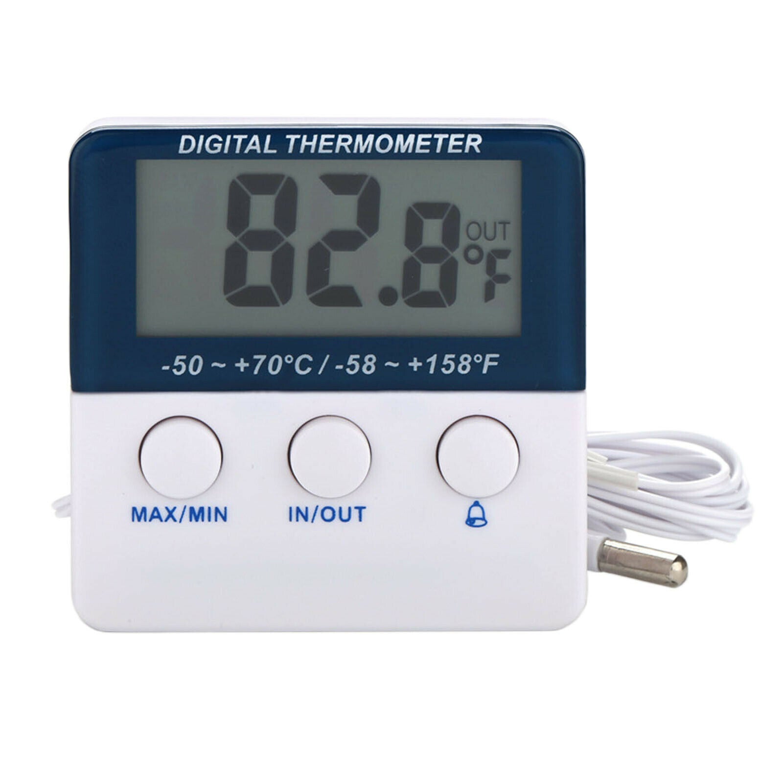 Thermometer with Alarm Function Digital with Large Clear Screen for Home