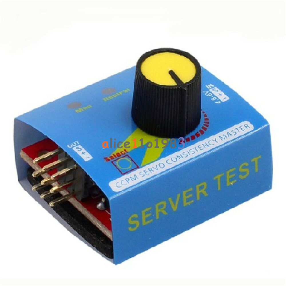 Steering Gear Tester CCPM 3-Mode ESC Servo Motor for RC Helicopters Adjustment