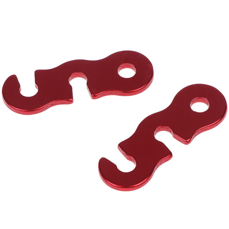 10Pcs Aluminium Alloy Adjuster Tent Rope Tightener Tensioner Quick Rele DD